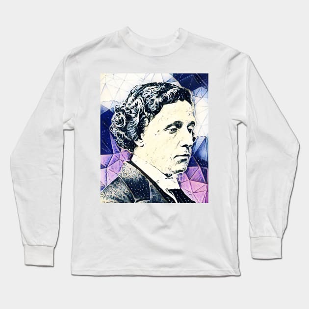 Lewis Carroll Portrait | Lewis Carroll Artwork 14 Long Sleeve T-Shirt by JustLit